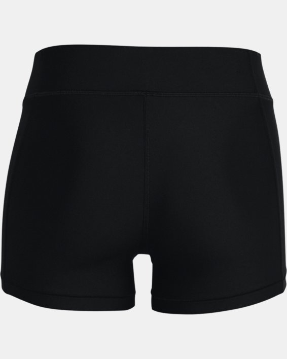 HeatGear® Shorts mit mittelhohem Bund für Damen, Black, pdpMainDesktop image number 5